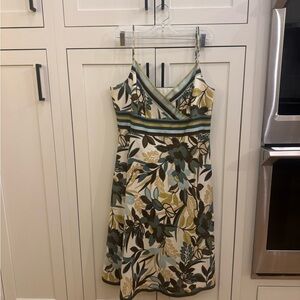 Floral Print Spaghetti Strap Dress